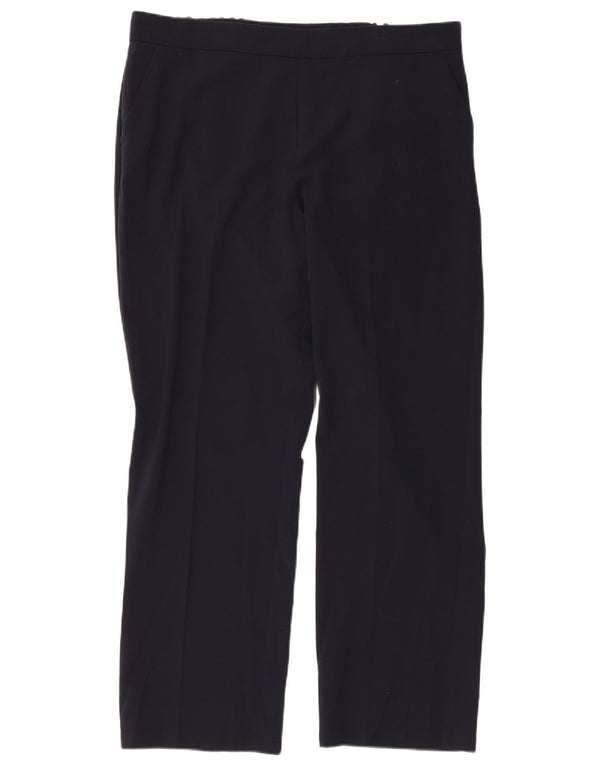 Pantaloni casual slim da donna Marks & Spencer UK 16 Large W36 L28 Blu navy