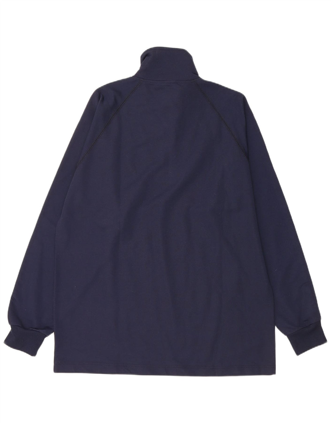 Maglia ASICS da uomo con grafica pullover con zip e collo, media, blu navy