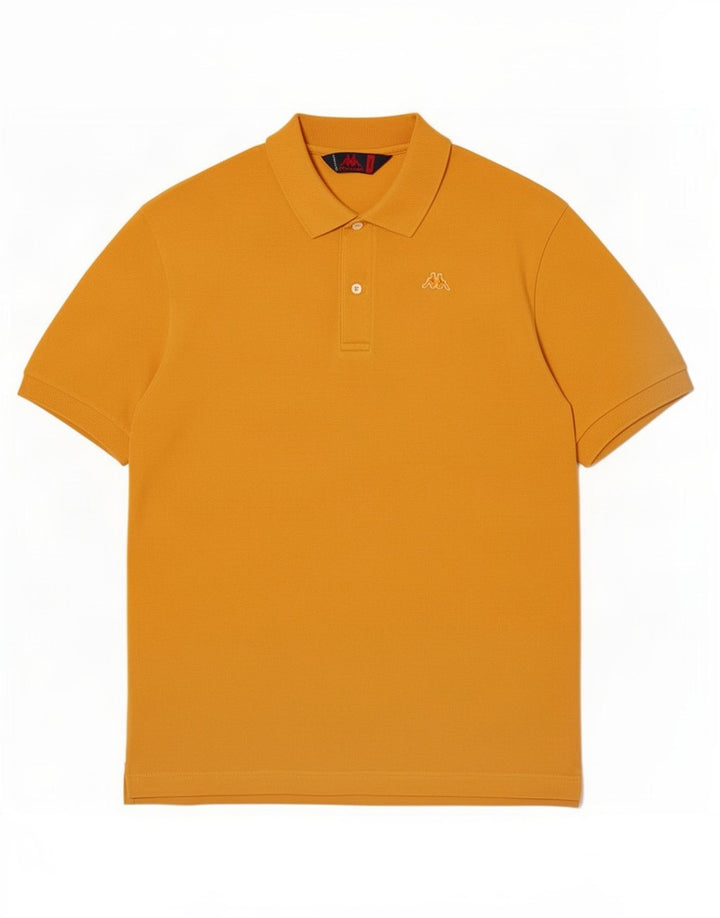 Polo Kappa Uomo Large in Cotone Giallo