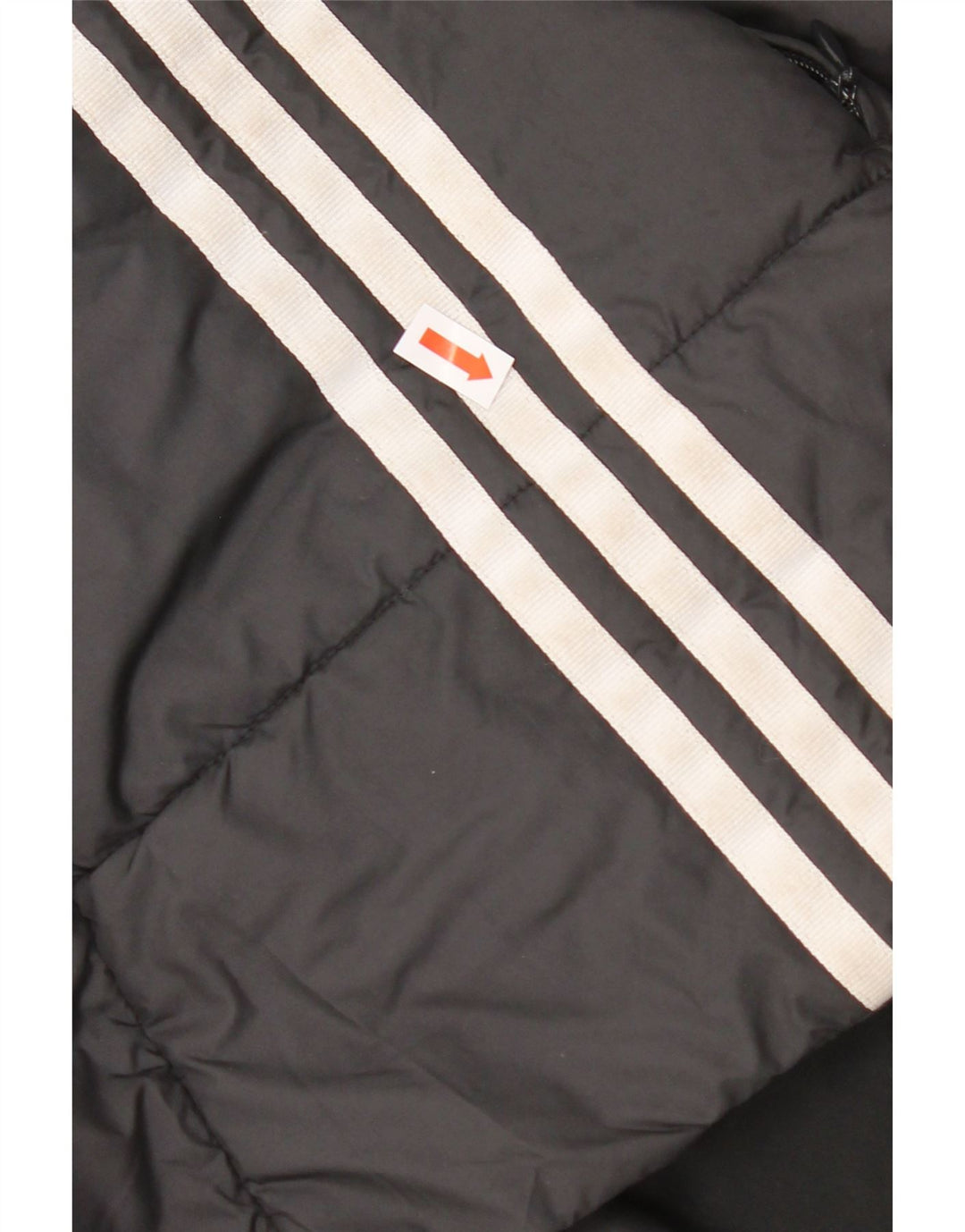 ADIDAS Womens Hooded Padded Jacket UK 10 Small  Grey Polyester