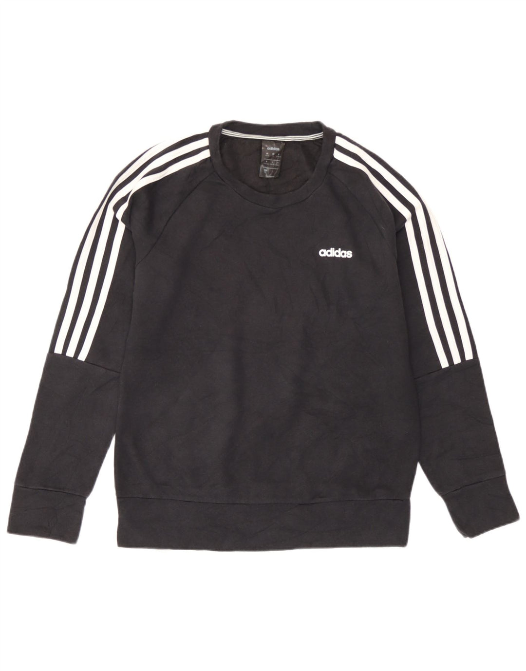 Felpa da donna Adidas Jumper UK 8/10 Small Black Cotton