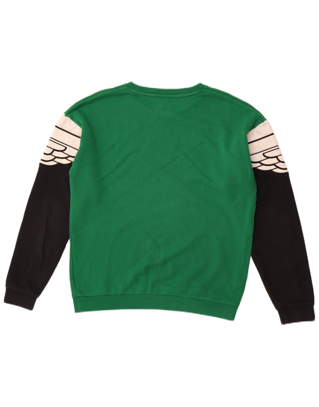 Felpa Jordan da uomo, piccola, in cotone color block verde