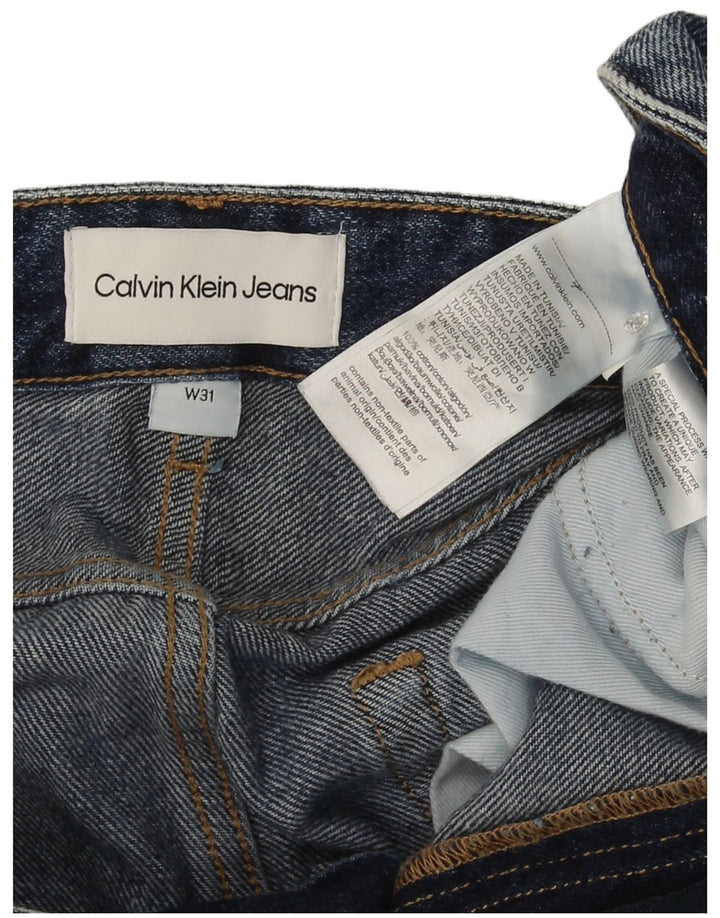 Jeans slim invecchiati da uomo Calvin Klein W31 L26 cotone blu