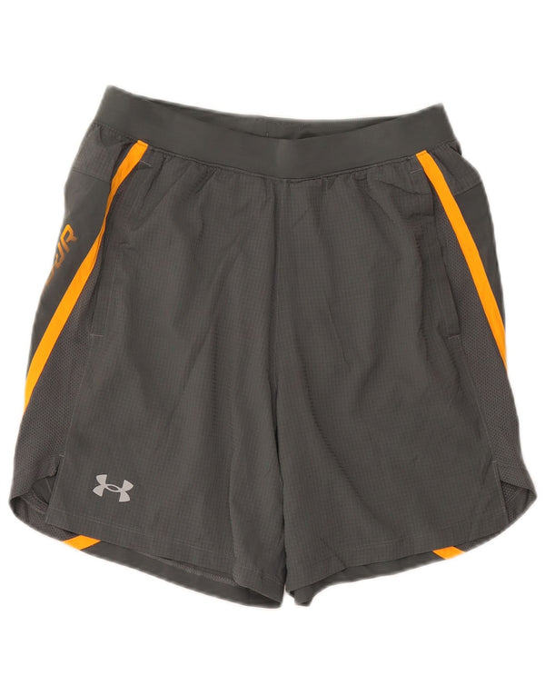 Pantaloncini sportivi grafici da uomo Under Armour grigio medio
