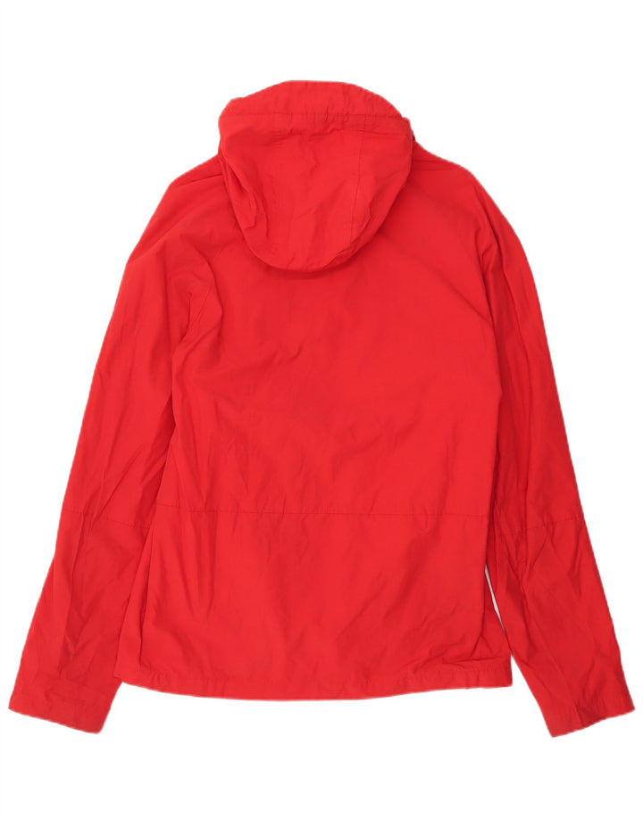 Giacca antipioggia con cappuccio da uomo Jack Wills UK 38 cotone rosso medio
