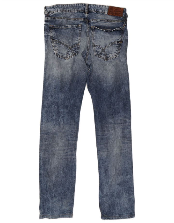 Jeans dritti da donna Gas W32 L30 cotone blu