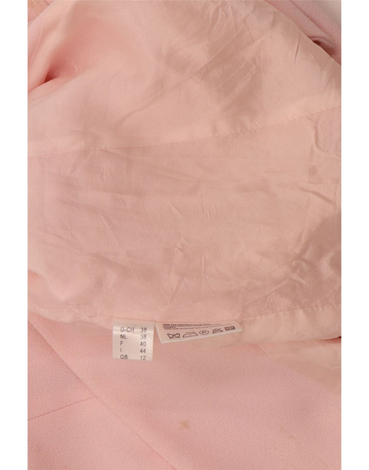 TOGETHER Giacca blazer da donna a 1 bottone UK 12 Poliestere rosa medio