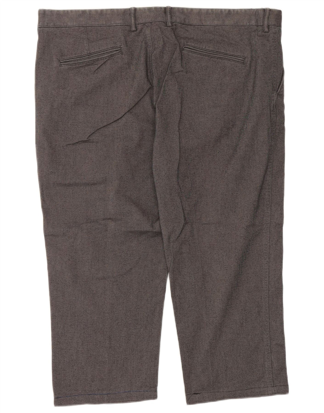 Pantaloni corti dritti da uomo Marks & Spencer W44 L23 cotone grigio
