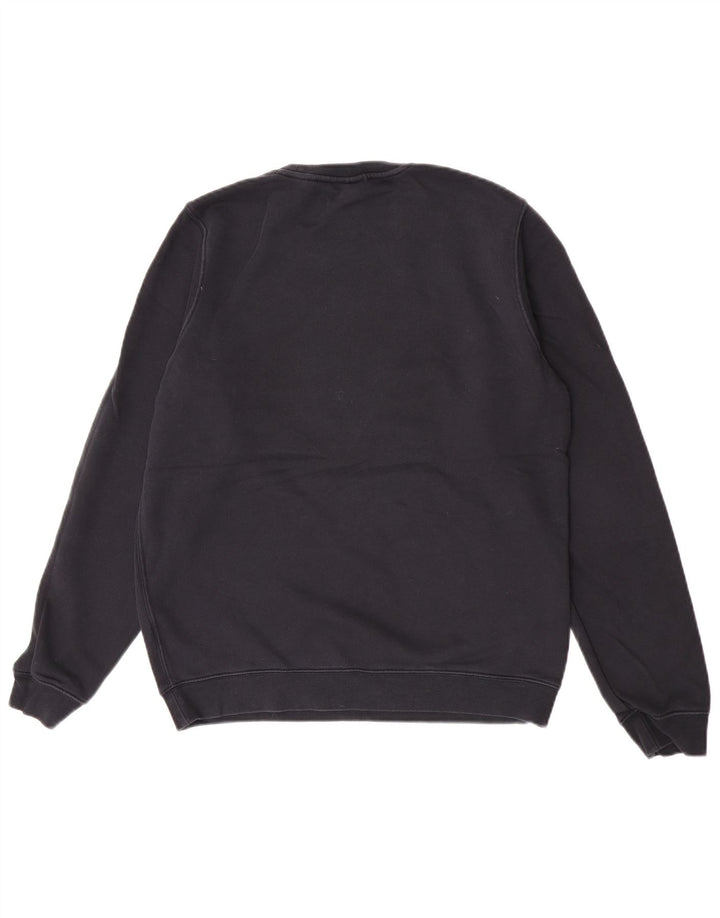 Felpa grafica Nike da uomo, maglione piccolo, cotone nero