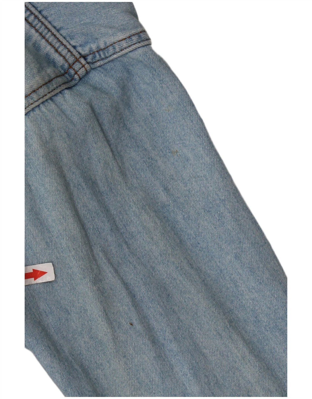 HOLIDAY Camicia in denim da uomo in cotone blu medio