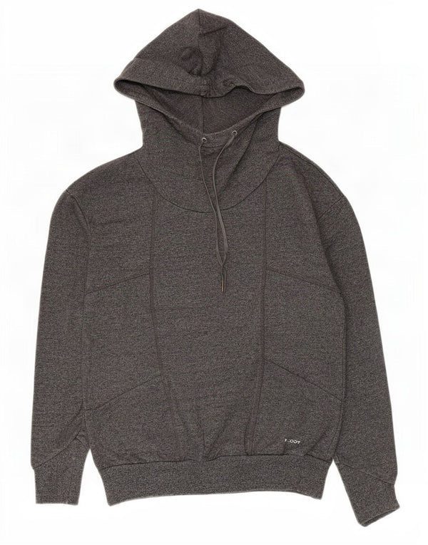 Felpa con cappuccio da donna Freddy UK 12 Cotone grigio medio