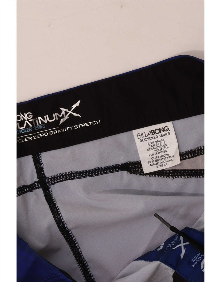 Pantaloncini da bagno grafici da uomo Billabong grandi a righe multicolori
