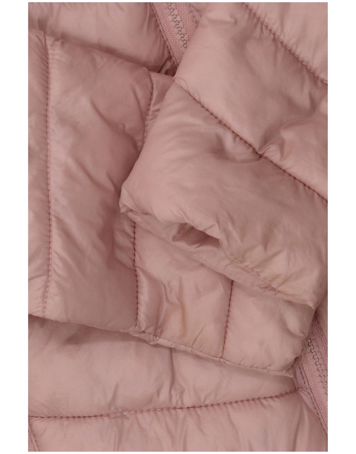 Giacca imbottita da donna SUPERDRY UK 16 grande nylon rosa