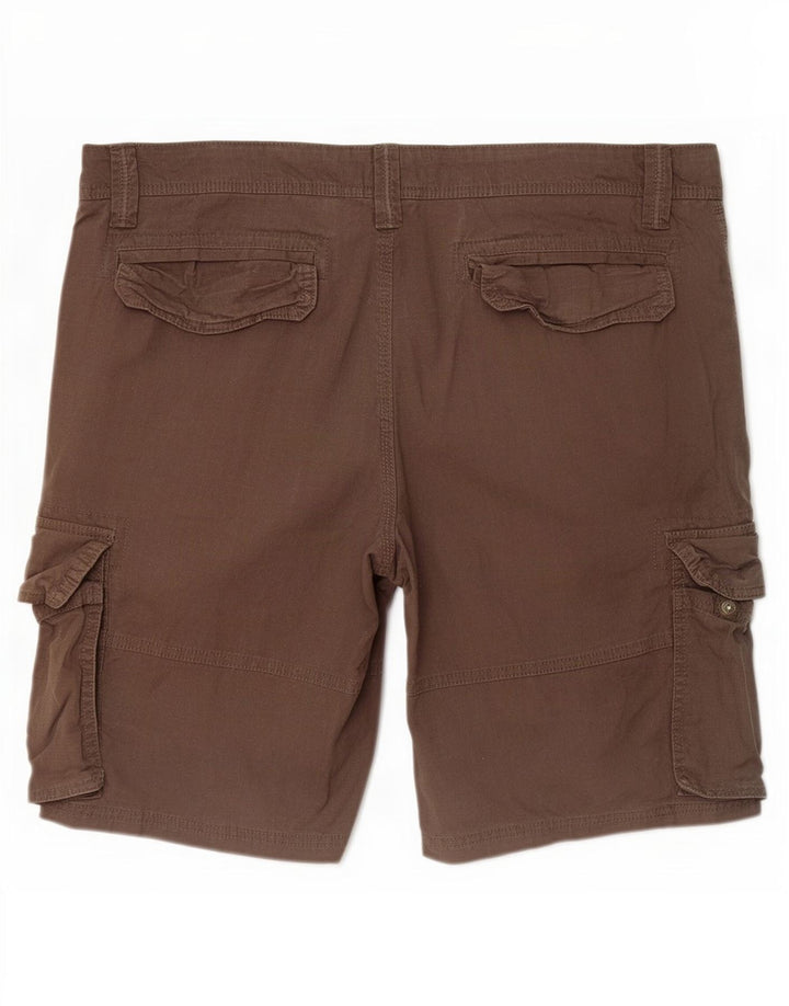 Pantaloncini cargo da uomo Fat Face XL W40 in cotone marrone