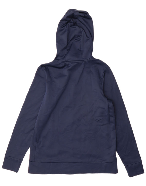 Felpa con cappuccio e zip Nike Mars Cheerleader da donna UK 12 medio blu navy