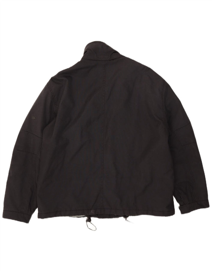 Giacca a vento con cappuccio da uomo Energie UK 40 Large Nera