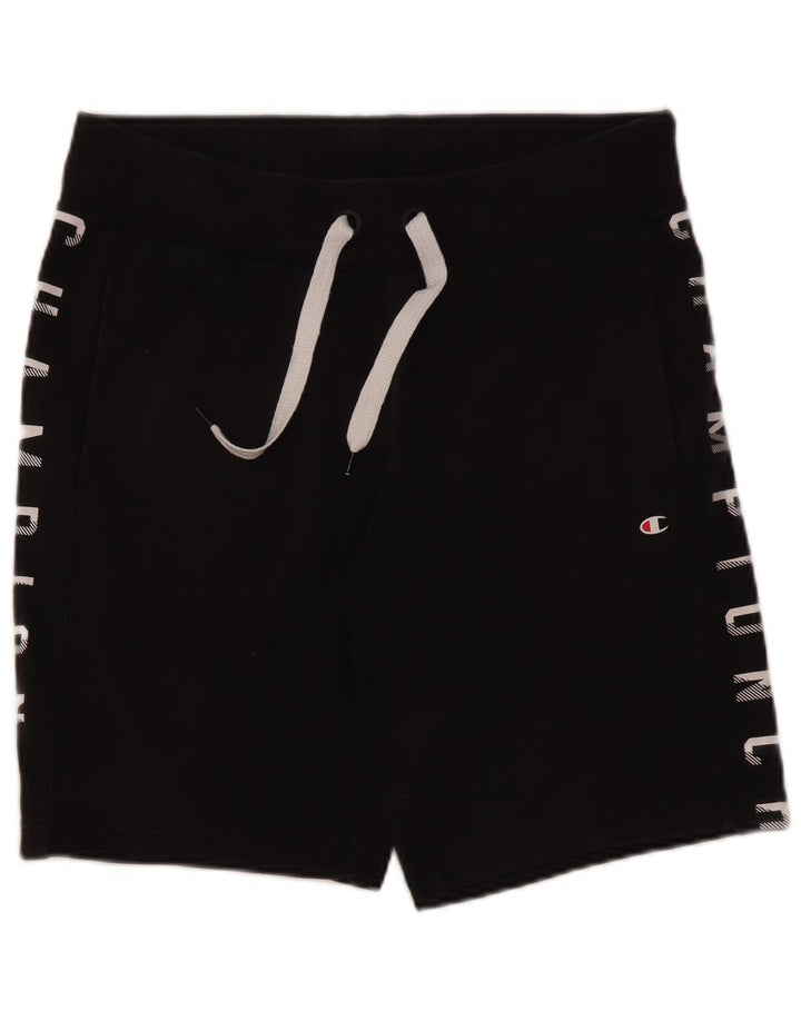 Pantaloncini sportivi grafici da uomo Champion cotone medio blu navy