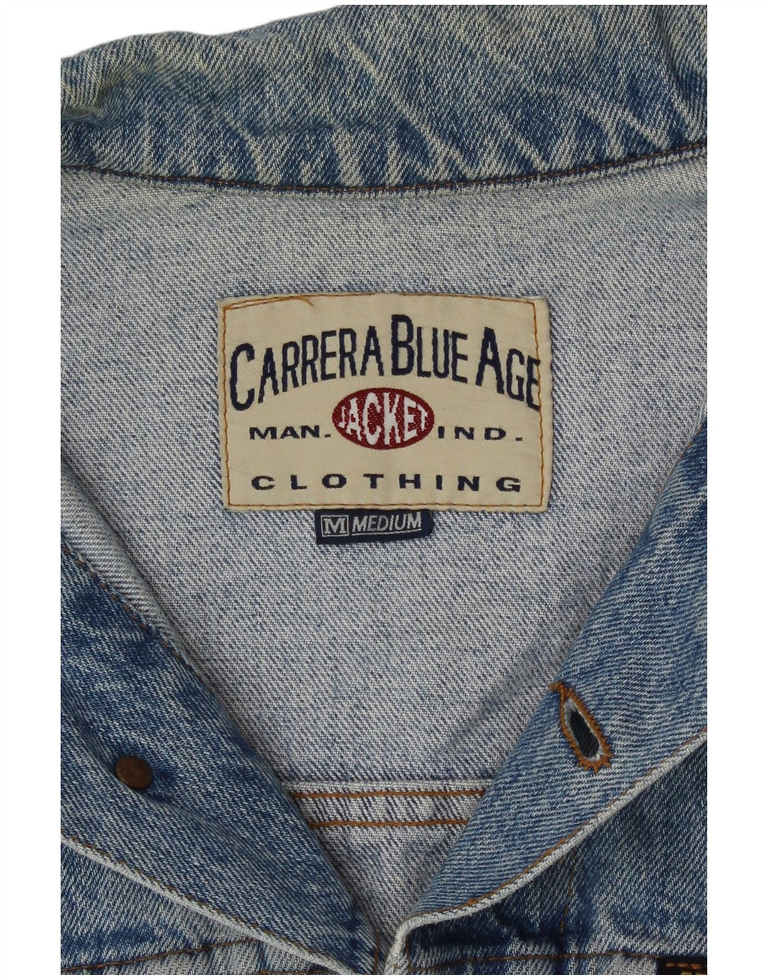 Giacca di jeans da uomo Carrera UK 38 Cotone blu medio