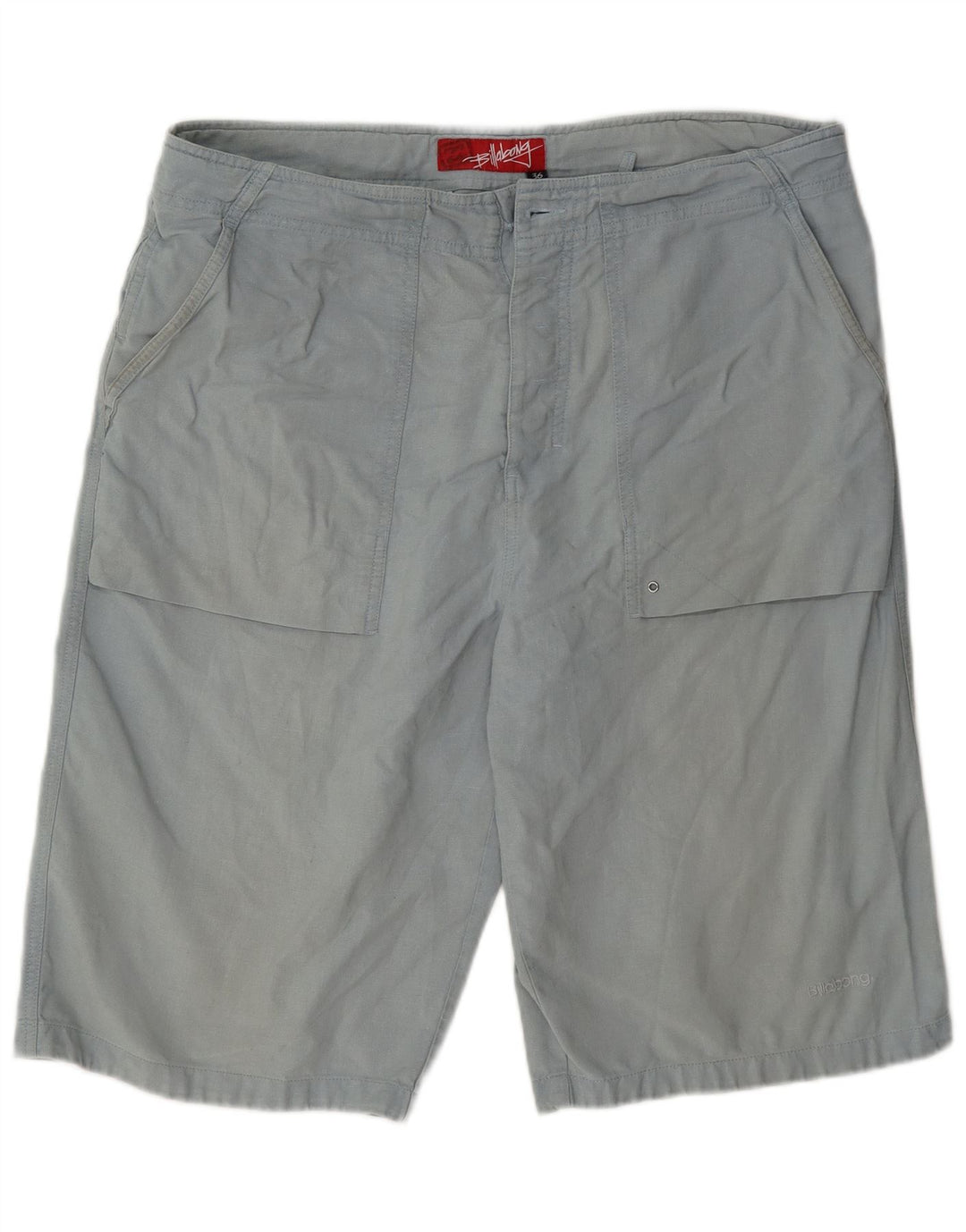 Pantaloncini chino da uomo Billabong W36 grandi in cotone blu