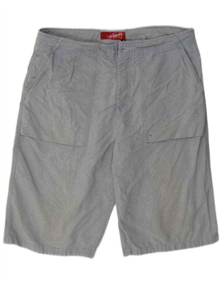 Pantaloncini chino da uomo Billabong W36 grandi in cotone blu