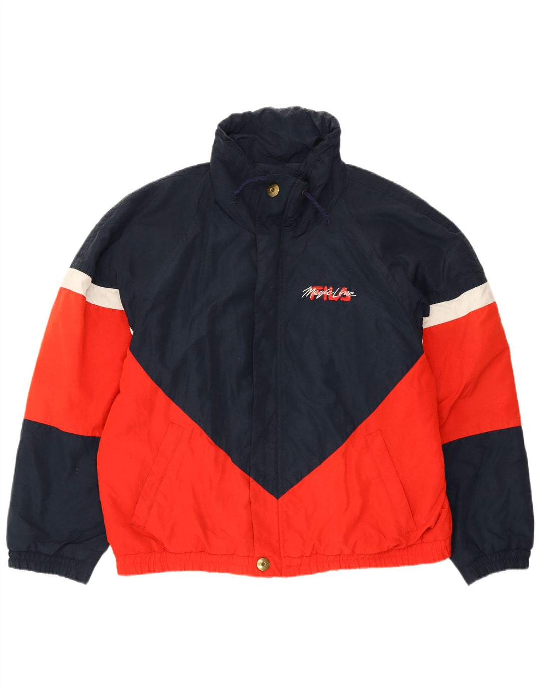 FILA Giacca imbottita da uomo Magic Line UK 42 XL Blu navy Colourblock