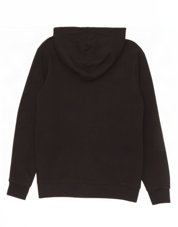 Felpa con cappuccio e zip Diadora Bambino 9-10 anni Large in cotone nero