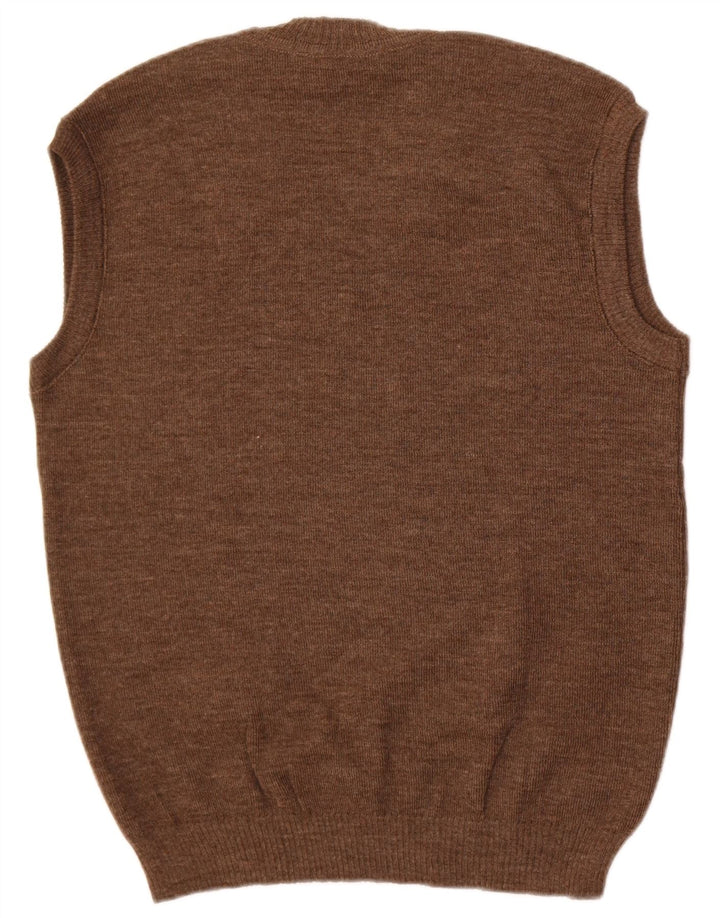 Canotta da uomo Strickmoden EU 54 XL lana marrone