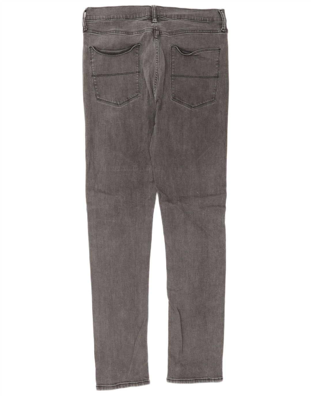 Jeans slim da uomo Marks & Spencer W34 L33 cotone grigio