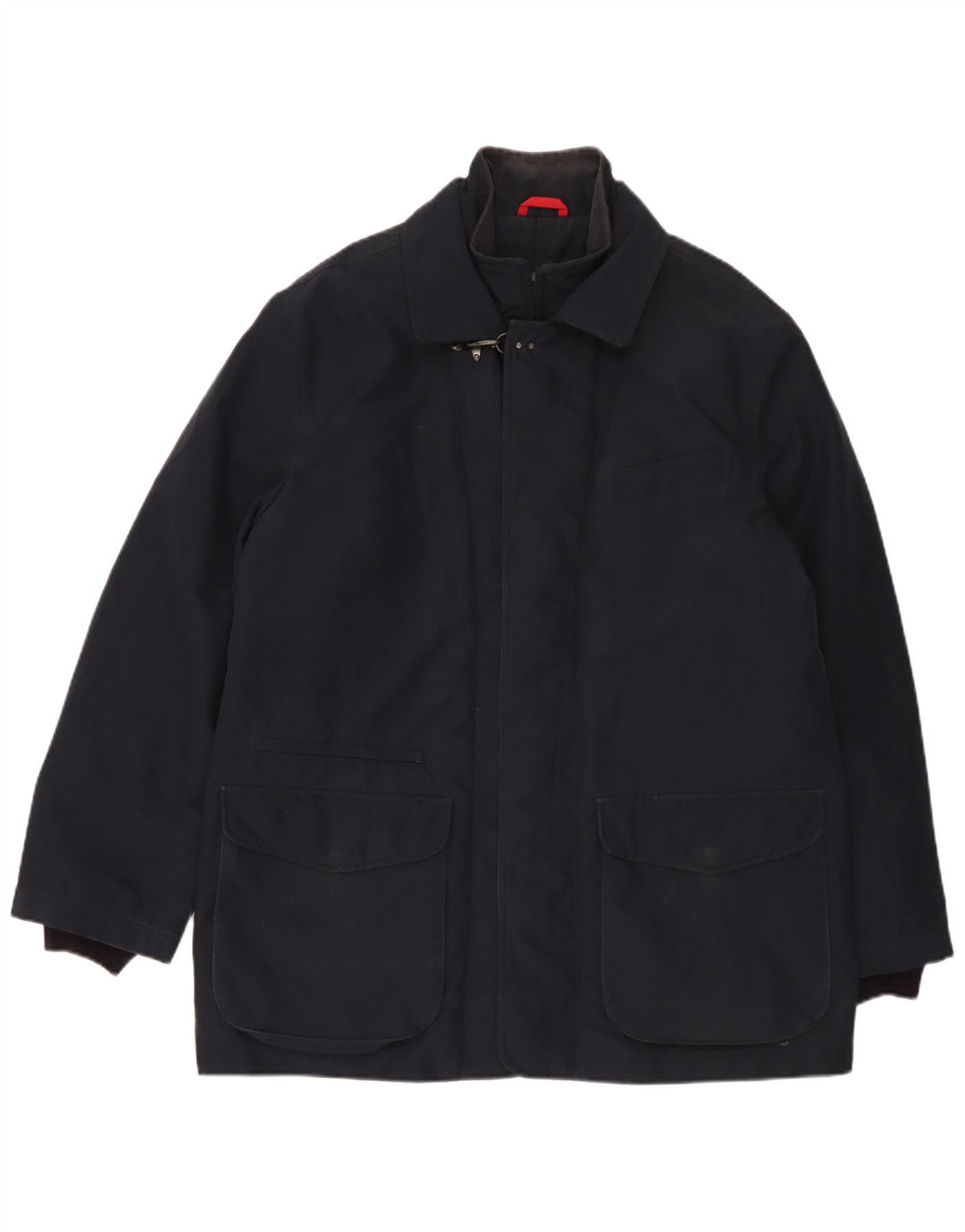Cappotto giacca a vento da uomo Fay UK 42 XL poliestere blu navy