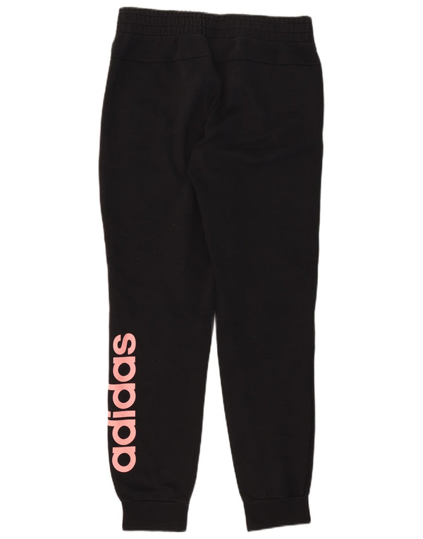 Pantaloni da tuta con grafica Adidas da donna Joggers UK 12/14 Medio Nero