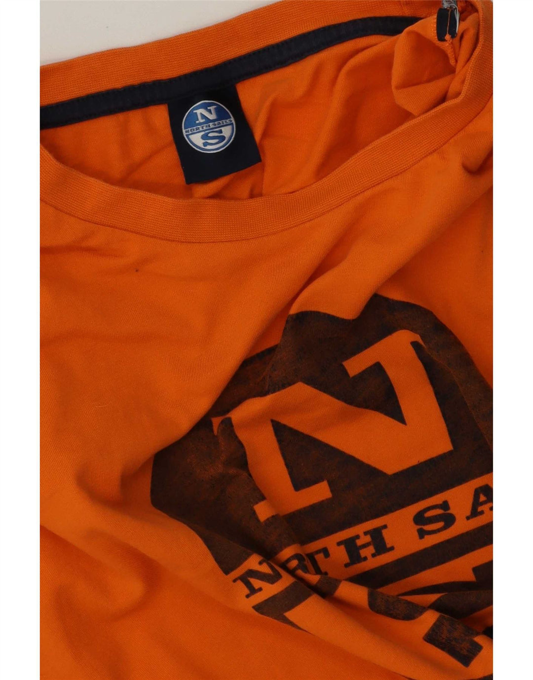 T-shirt grafica da uomo North Sails arancione medio