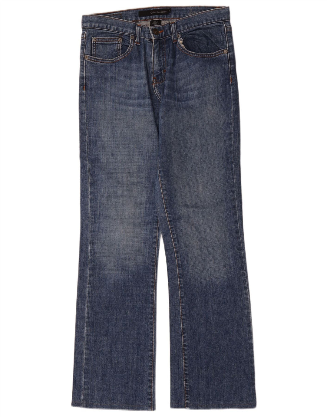Jeans Bootcut da donna Calvin Klein US 6 medio W32 L31 cotone blu