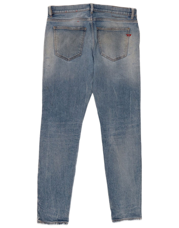 Diesel Womens Slim Jeans W33 L32 Blue Cotton