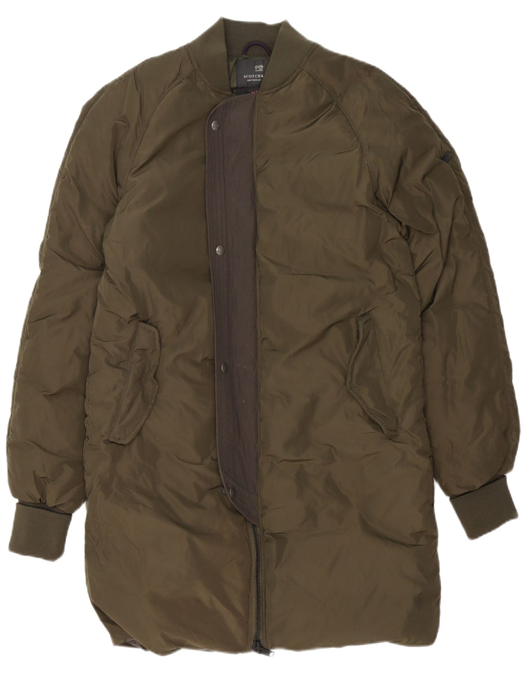 Cappotto imbottito da donna Scotch & Soda UK 38 Verde medio