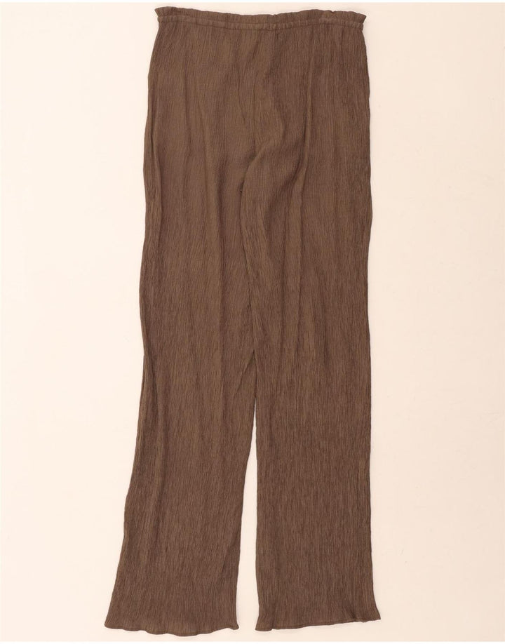 ZARA Womens Straight Chino Trousers Small W26 L33 Grey Viscose Vintage Zara and Second-Hand Zara from Messina Hembry 