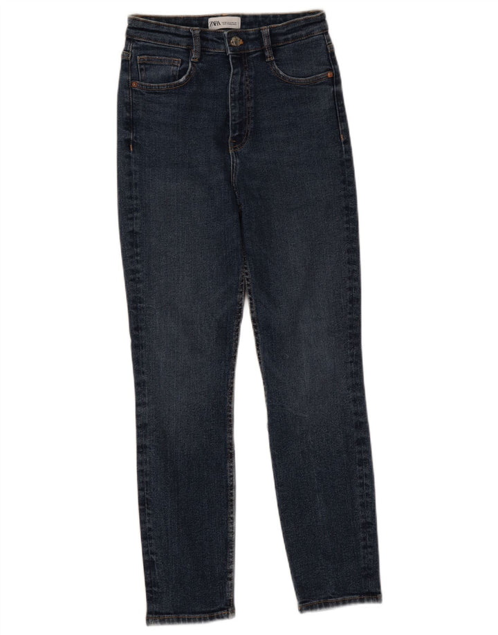 Jeans slim da donna Zara EU 36 XS W26 L26 Blu