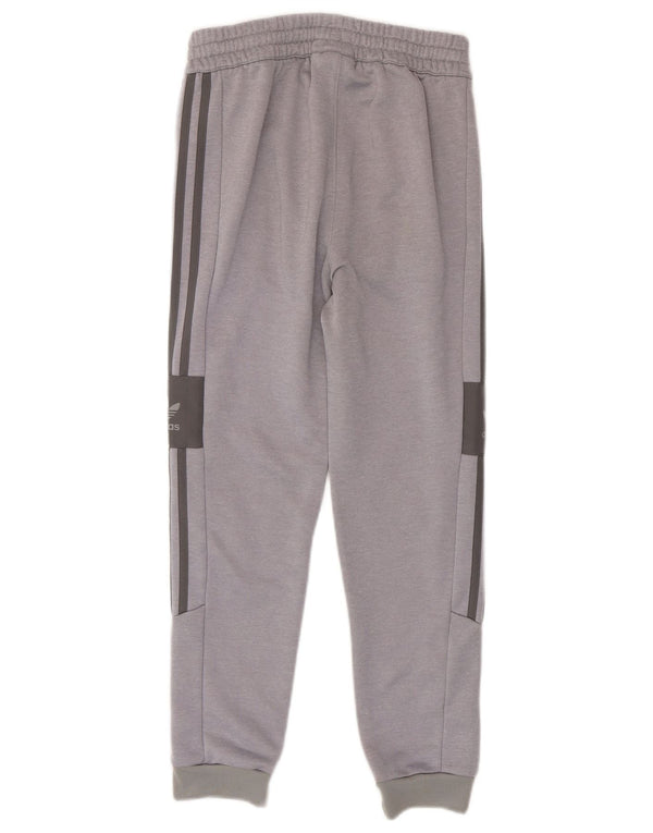 Pantaloni da tuta ADIDAS da ragazzo Joggers 11-12 anni Grigio Colourblock