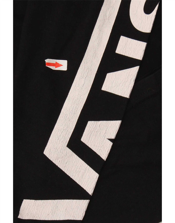 Maglietta grafica da uomo Vans a maniche lunghe XL in cotone nero