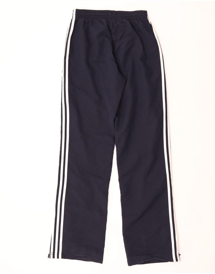 Pantaloni della tuta da ragazzo ADIDAS 15-16 anni in poliestere blu navy