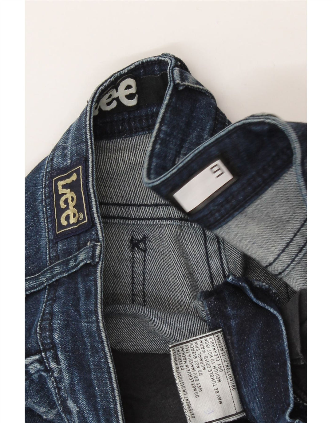 Jeans skinny effetto consumato Lee Licks da donna US 9 medio W30 L30 blu navy