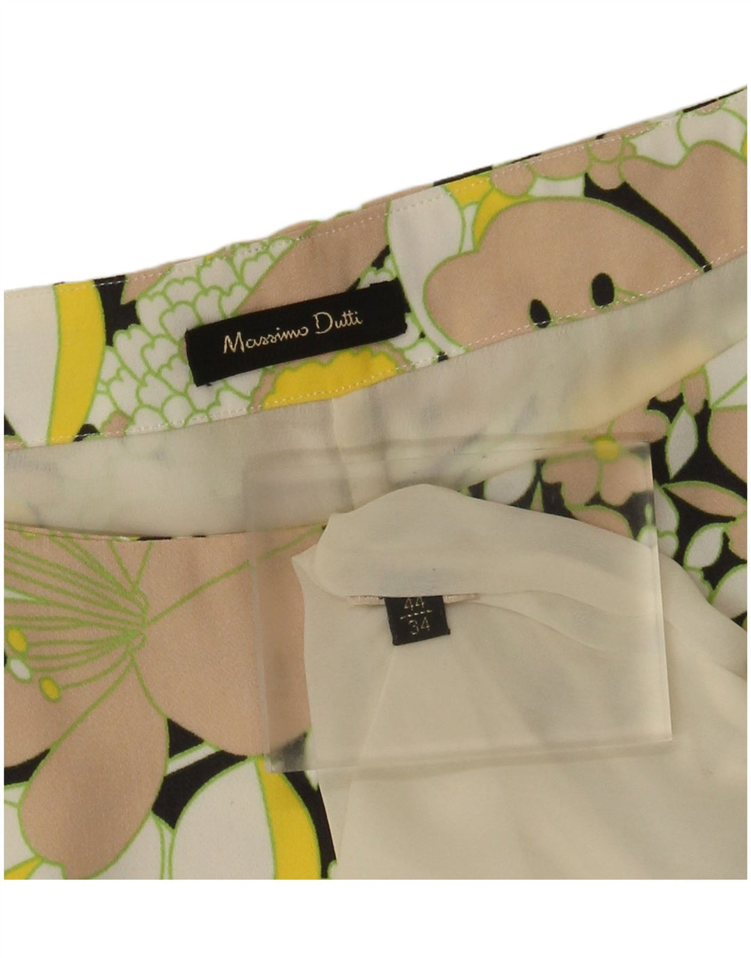 Abito a trapezio da donna Massimo Dutti EU 44 XL floreale multicolore