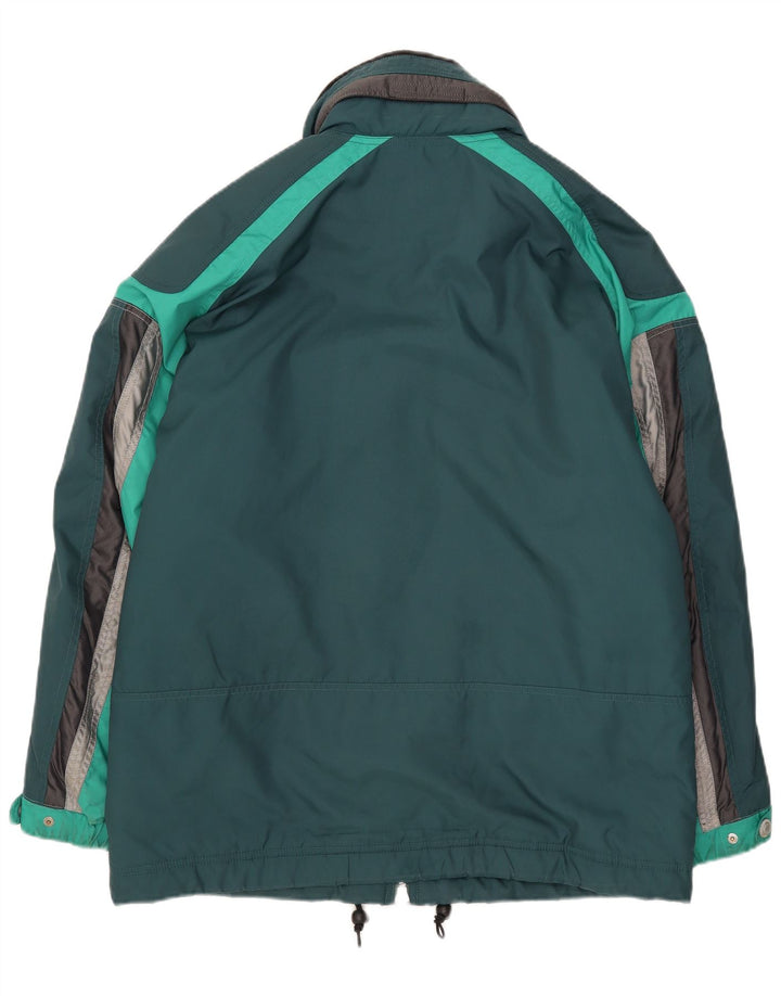Giacca a vento con cappuccio da uomo Ellesse UK 38 Colore verde medio