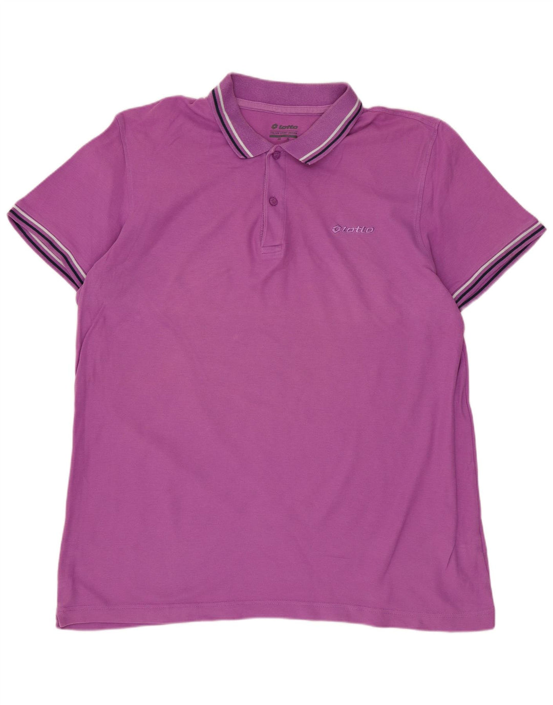 Polo da uomo LOTTO XL in cotone viola