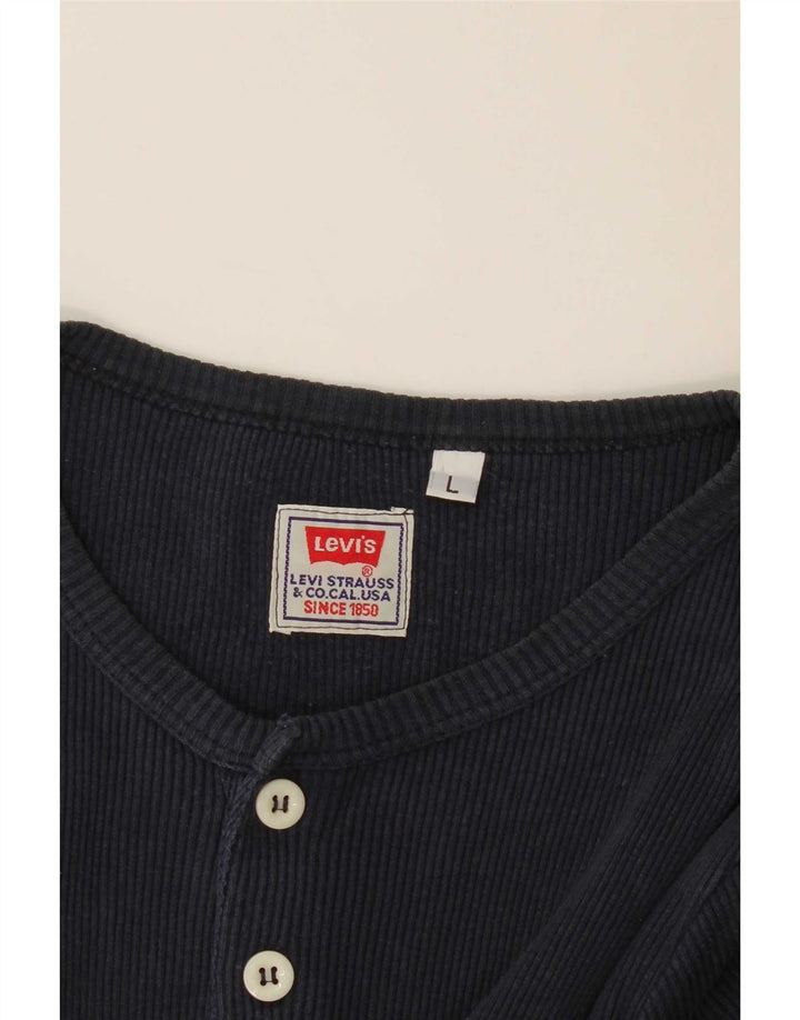 T-shirt da donna Levi's Top UK 14 Large Blu Navy