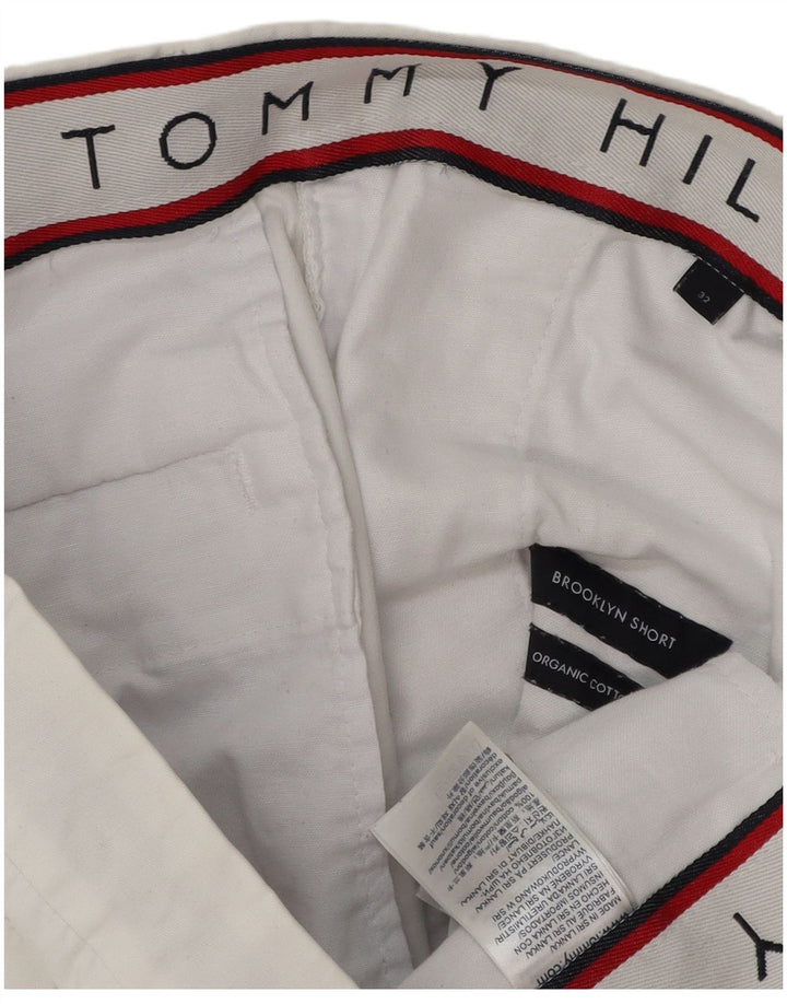 Pantaloncini chino Tommy Hilfiger da uomo Brooklyn W32 cotone bianco medio