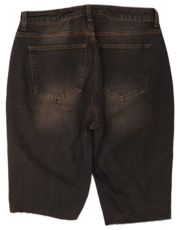 Pantaloncini di jeans da donna Topshop W30 cotone nero medio
