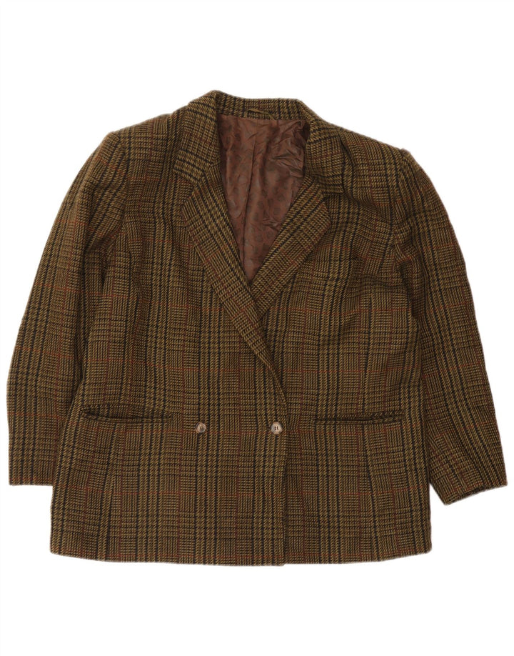 Giacca blazer da donna Marina Rinaldi taglia 25 grande pied de poule kaki