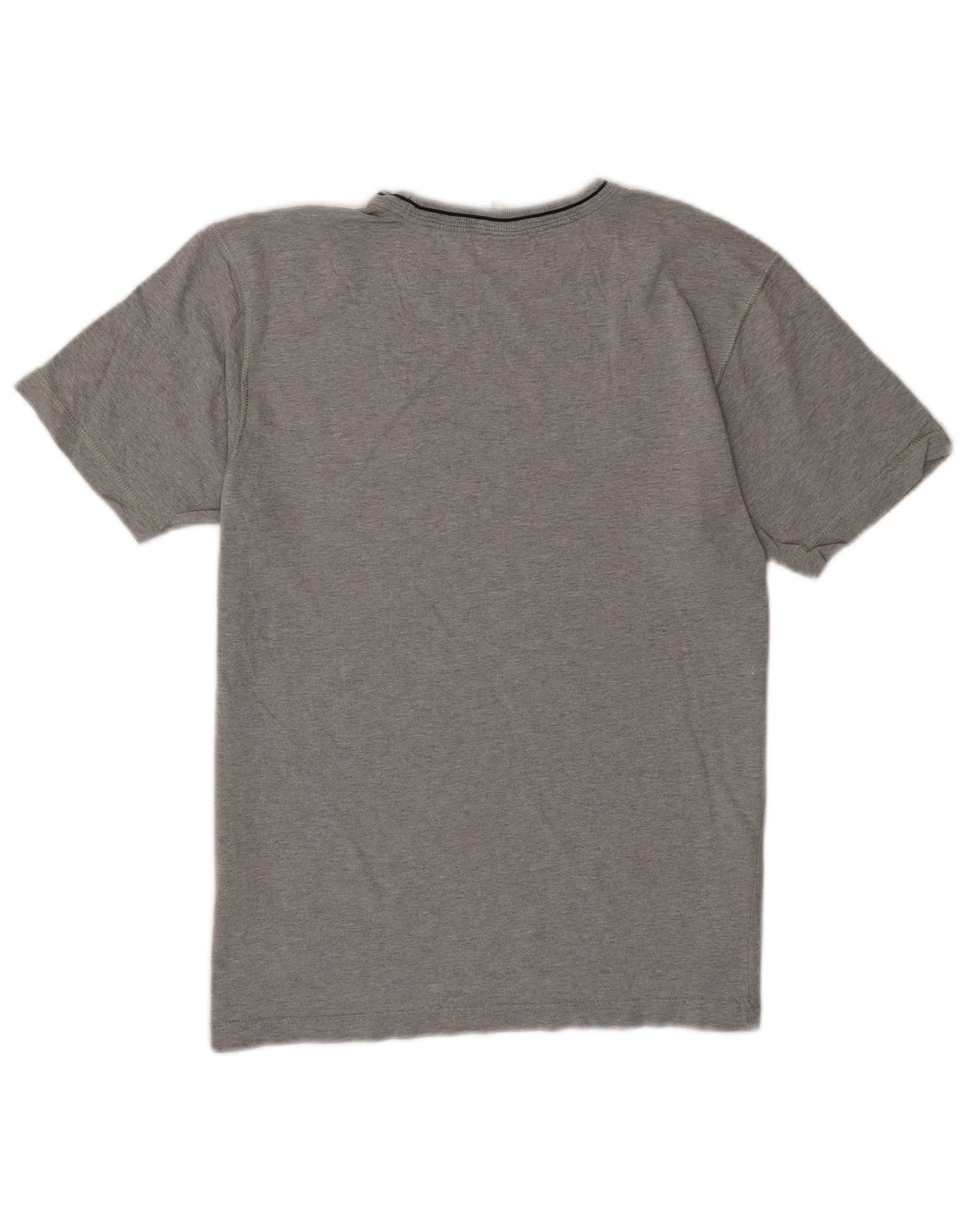 T-shirt grafica da uomo Champion Top in cotone grigio medio