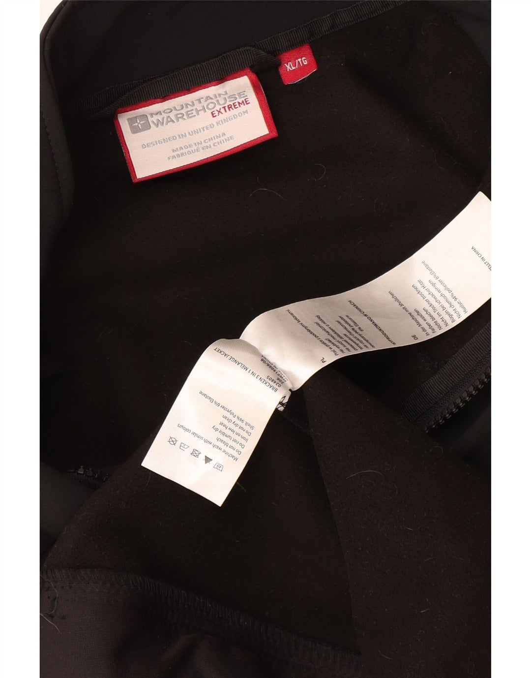 Giacca da tuta da uomo Mountain Warehouse XL nera in poliestere