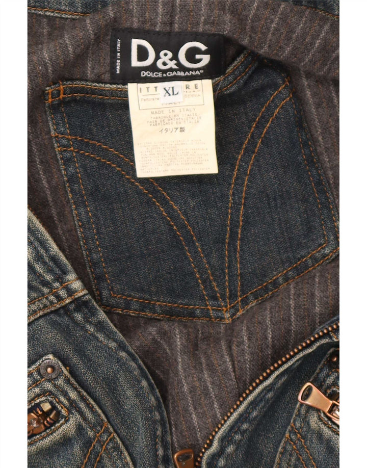 Dolce & Gabbana Giacca di jeans da uomo UK 42 XL Cotone blu